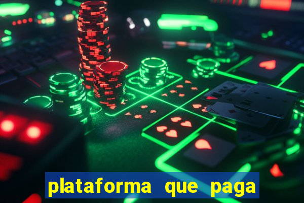 plataforma que paga no cadastro fortune tiger